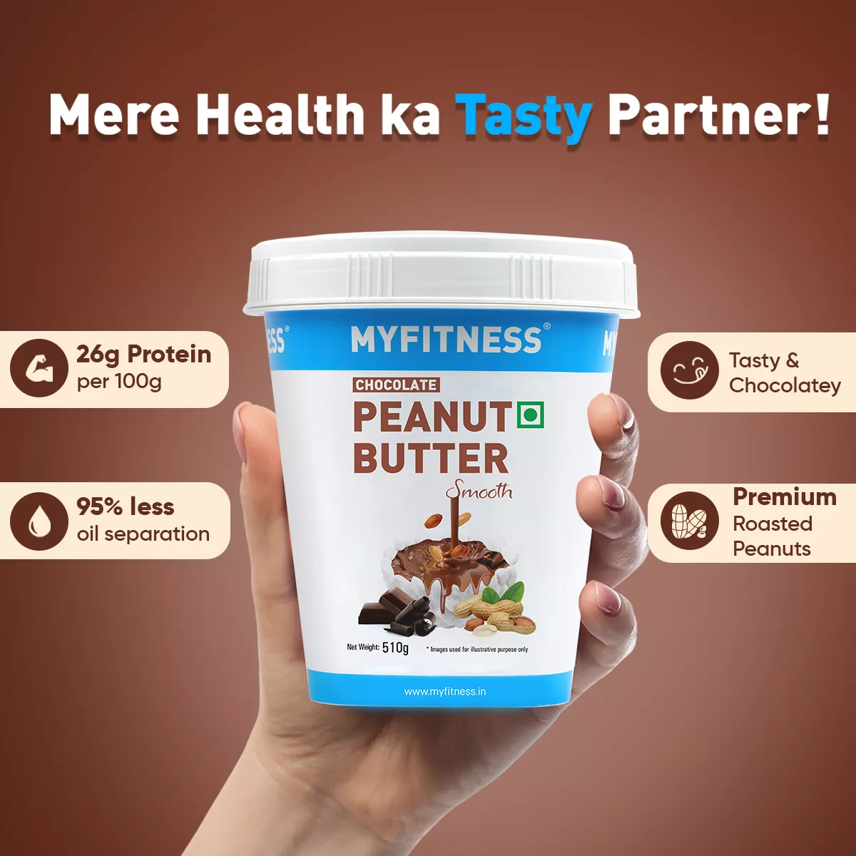 Combo - of Chocolate Peanut Butter: Smooth, Crunchy & Crispy - Image 7