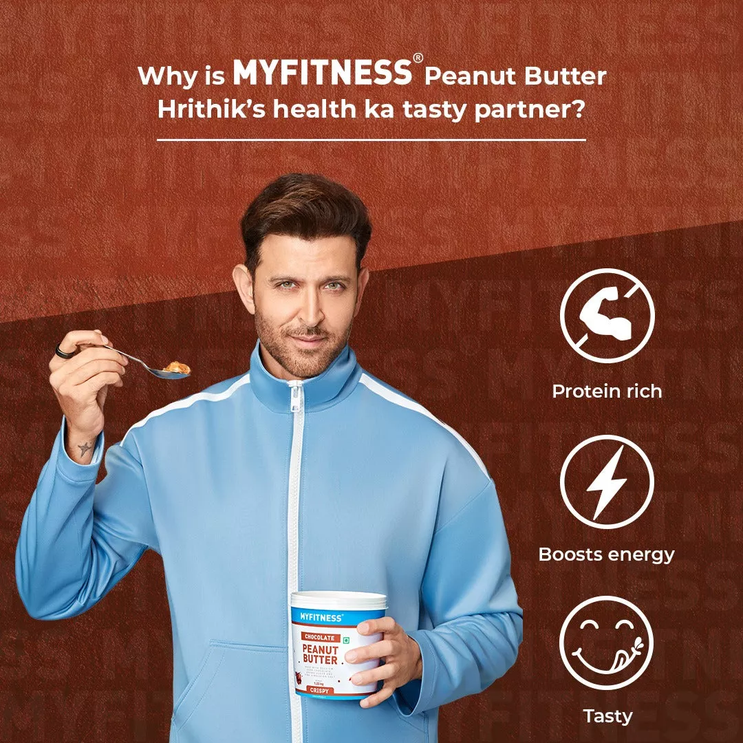MyFitness Peanut Butter - Chocolate | 26% Protein | Crispy | Chocolate Peanut Butter Spread - Image 3