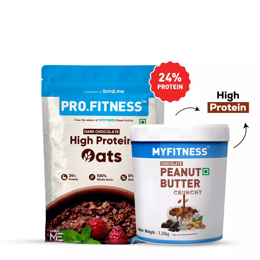 High Protein Choco Oats + Chocolate Peanut Butter Crunchy Combo - Image 3