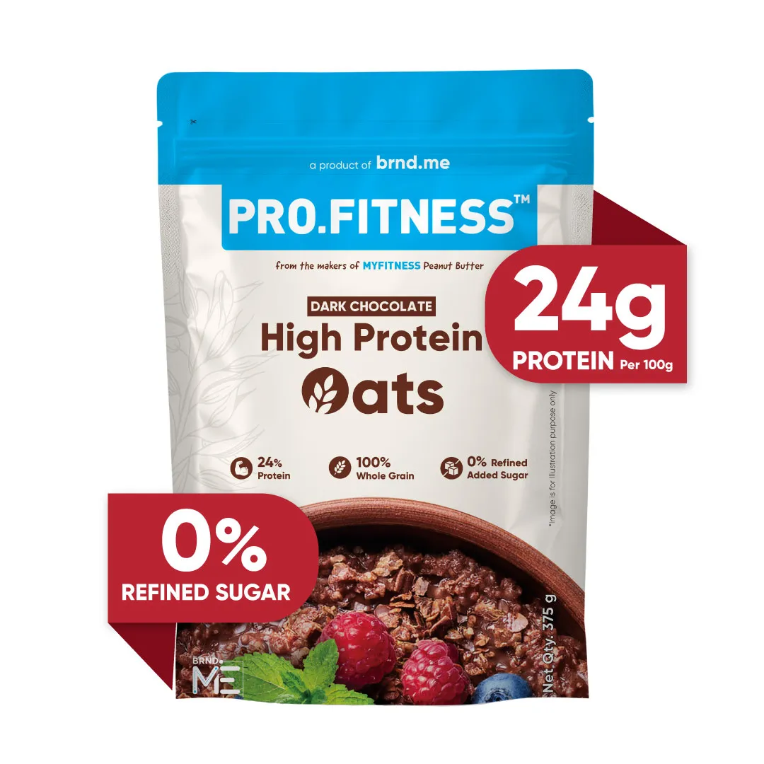 Pro.Fitness High Protein Chocolate Oats | Dark Chocolate | Healthy Oats With Nuts, Seeds & Added Whey - Image 10