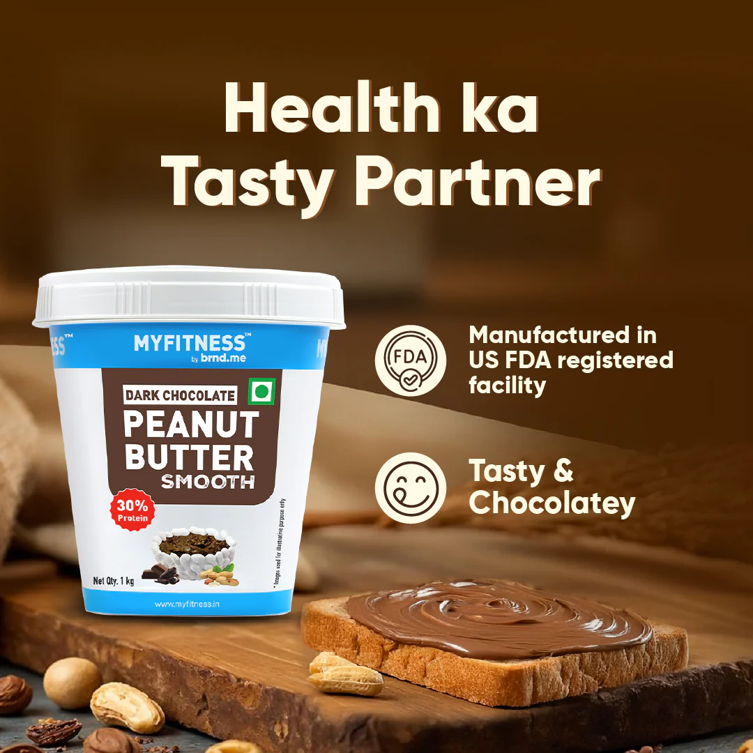 MyFitness Peanut Butter - Dark Chocolate | 30% Protein | Smooth | Rich Chocolate Peanut Butter Spread - Image 3