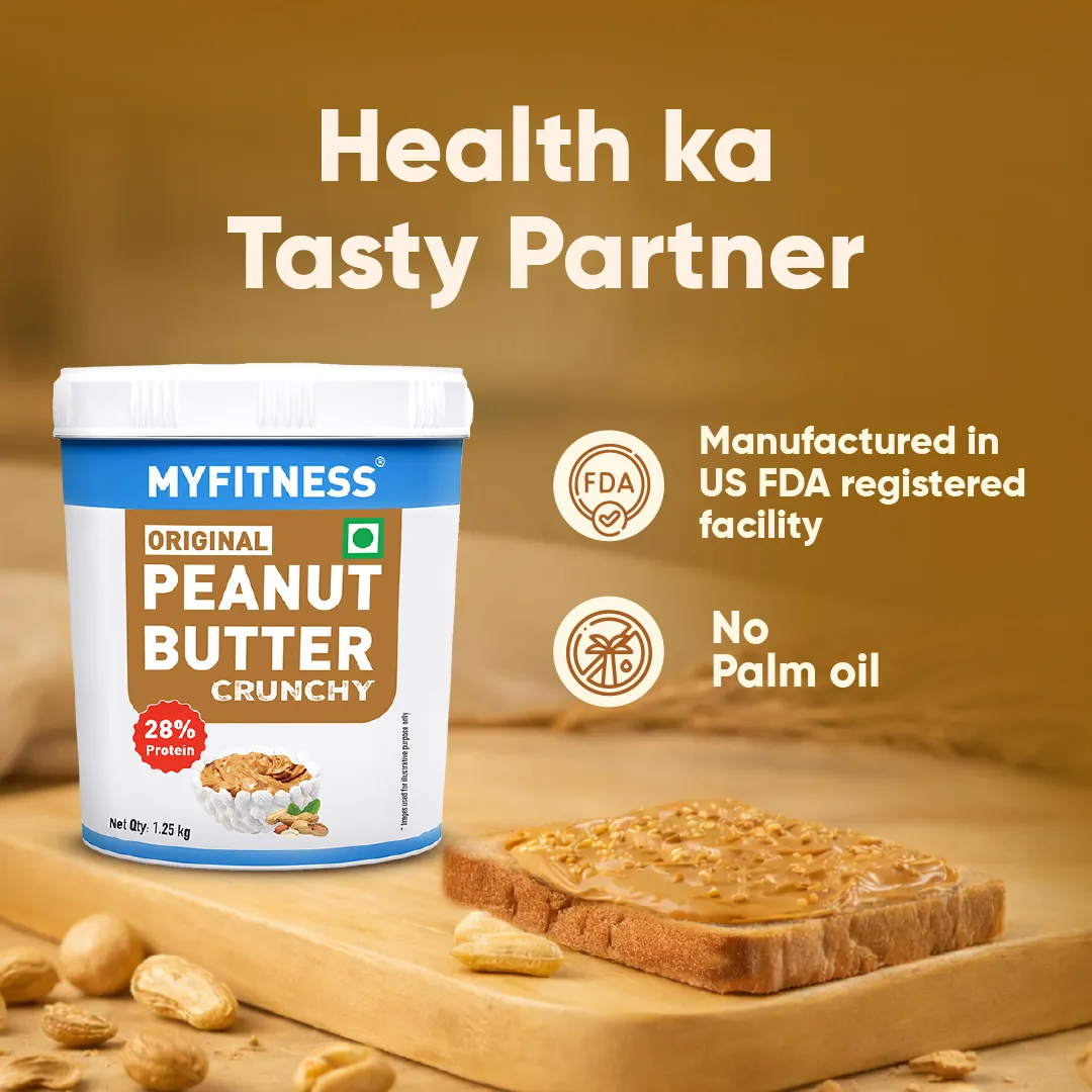 MyFitness Peanut Butter - Original | 28% Protein | Crunchy | Classic Peanut Butter Spread - Image 7