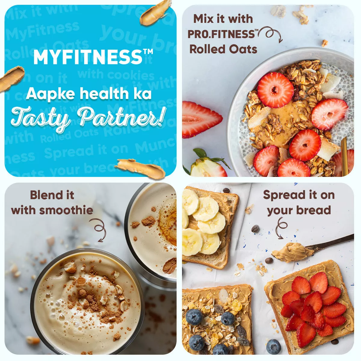 MyFitness Peanut Butter - Classic Zero | 28% Protein | Extra Crunchy | Zero Sugar Peanut Spread - Image 5