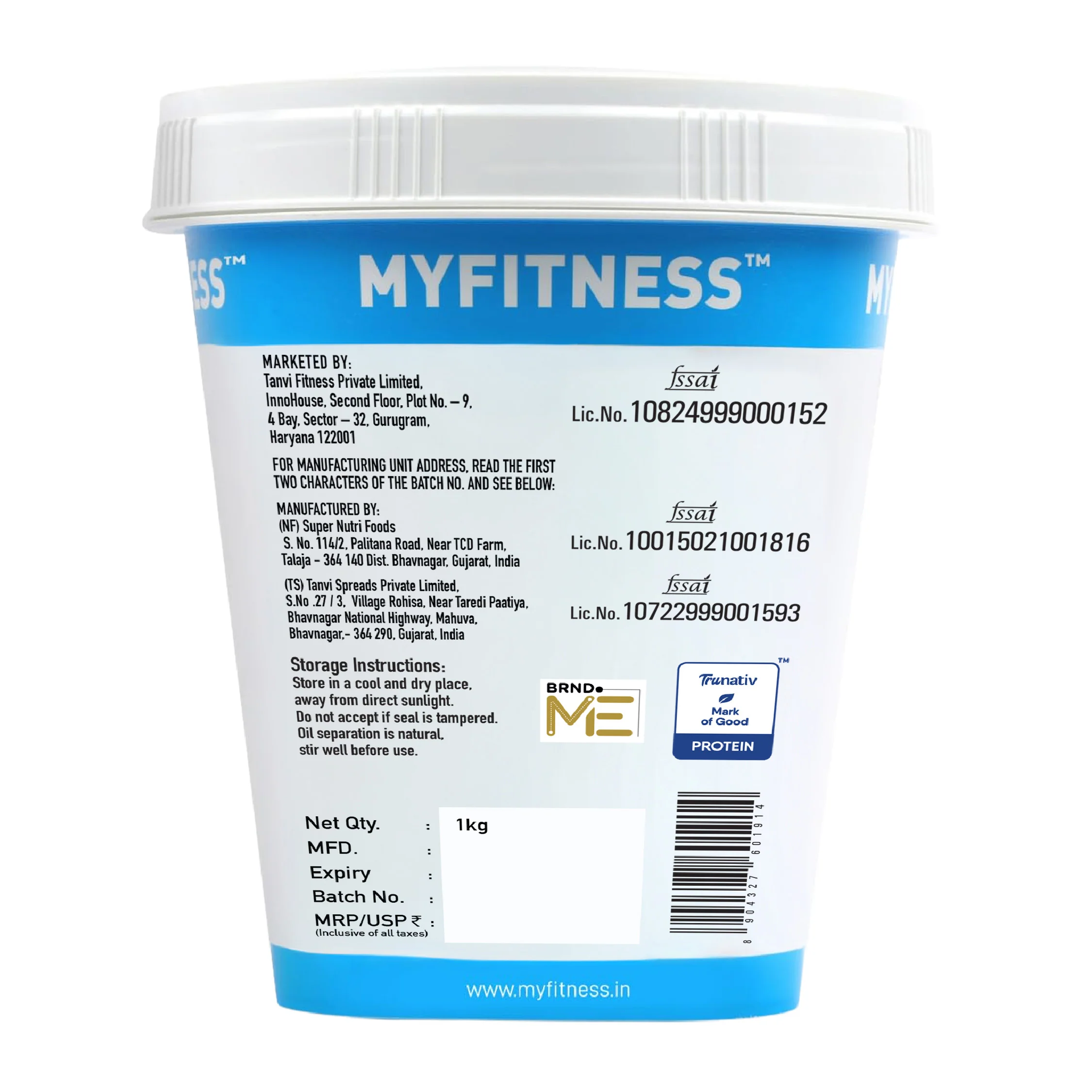 MyFitness Peanut Butter - Dark Chocolate | 30% Protein | Smooth | Rich Chocolate Peanut Butter Spread - Image 11
